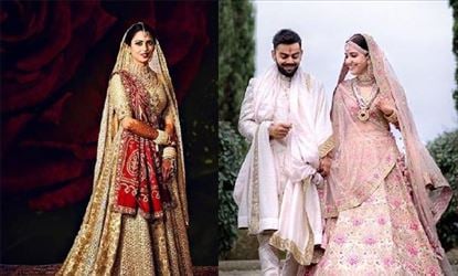 शादी के लिए रेड नहीं इन कलरफुल ब्राइडल लहंगों का है ट्रेंड